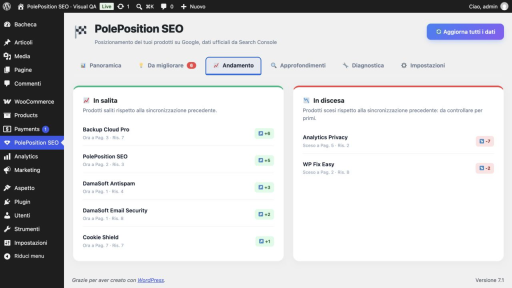 PolePosition SEO ยท schermata 3