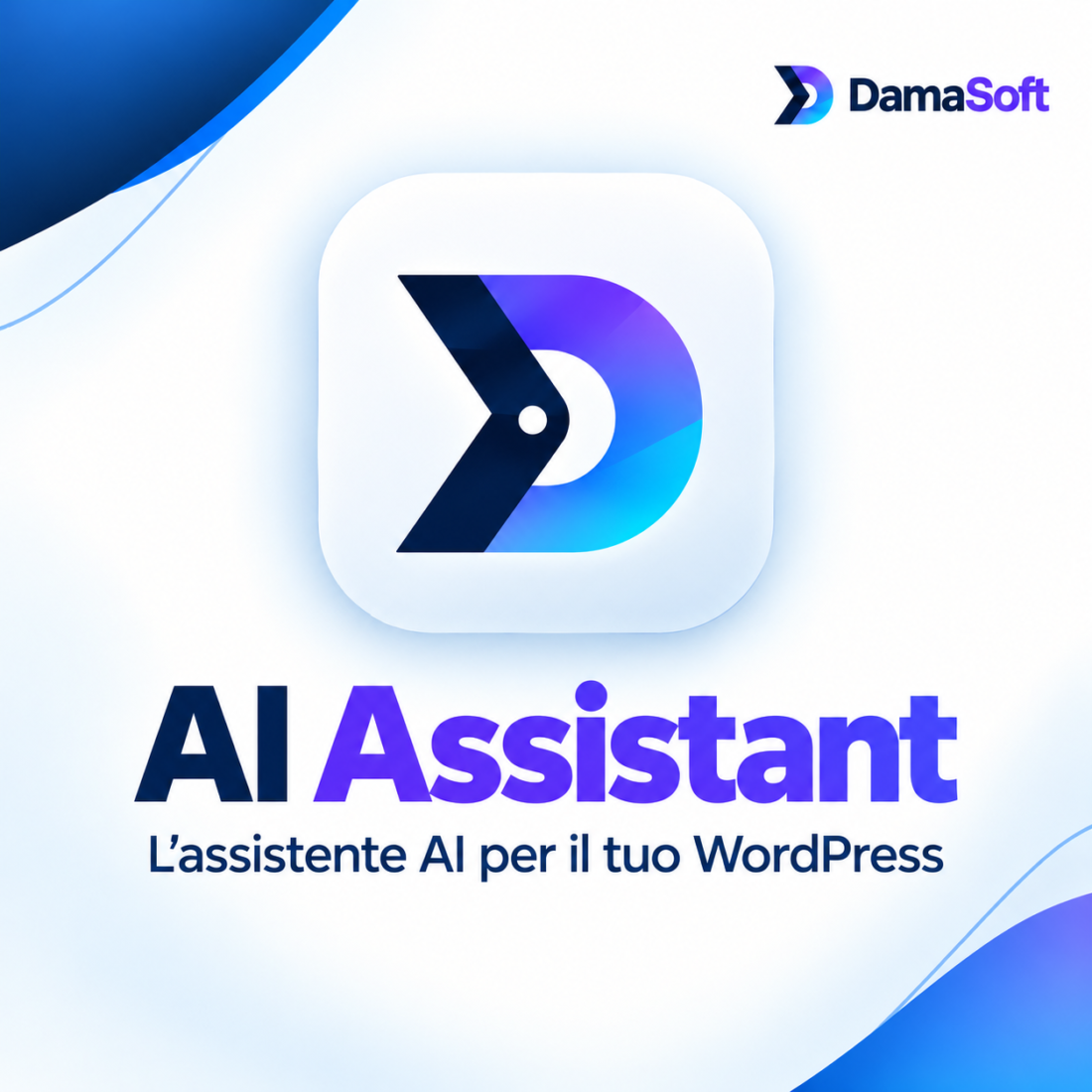 Copertina DamaSoft AI Assistant, assistente AI per WordPress